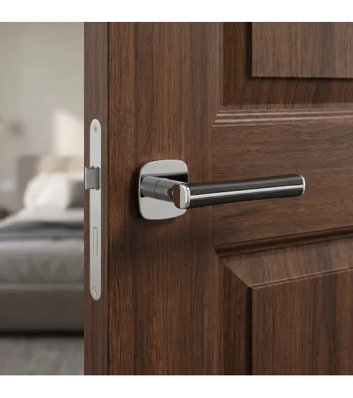 Poignée de porte chrome poli DAVIDIA poignée design