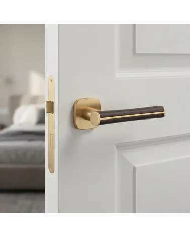 Poignées de porte or mat DAVIDIA