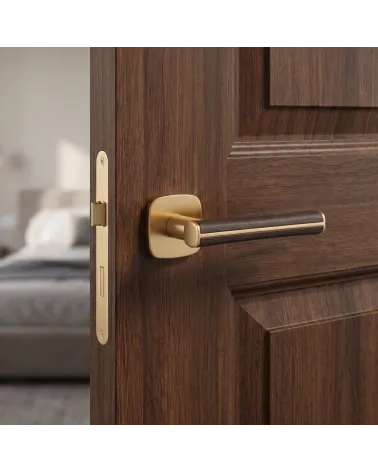 Poignées de porte or mat DAVIDIA