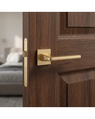 Poignées de porte or mat ERBA