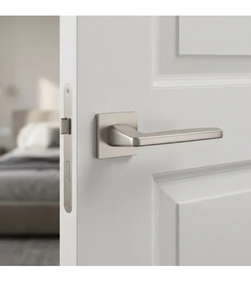 Poignée de porte nickel satiné ERBA poignée design