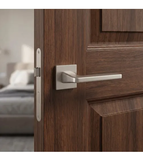 Poignée de porte nickel satiné ERBA poignée design
