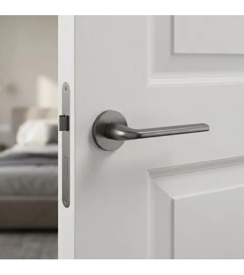 Poignée de porte graphite OLEANDRO quincaillerie design