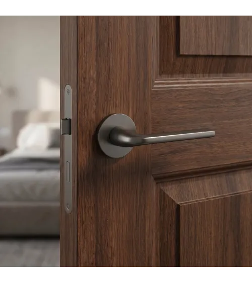 Poignée de porte graphite OLEANDRO quincaillerie design