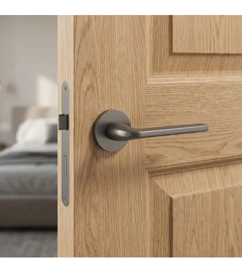 Poignée de porte graphite OLEANDRO quincaillerie design