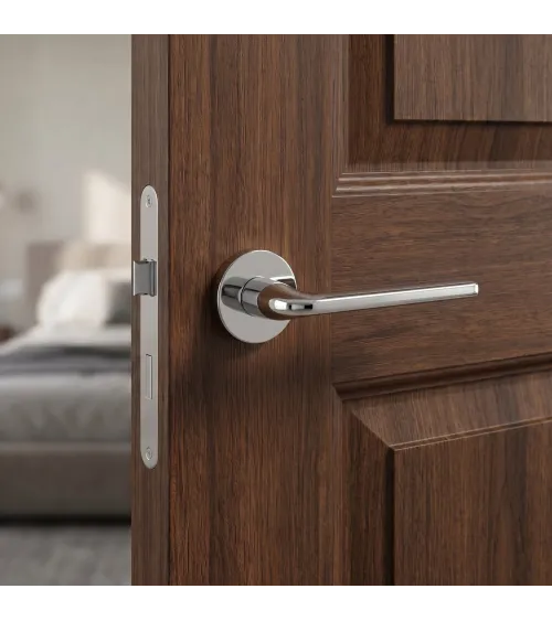 Poignée de porte chrome poli OLEANDRO poignée design