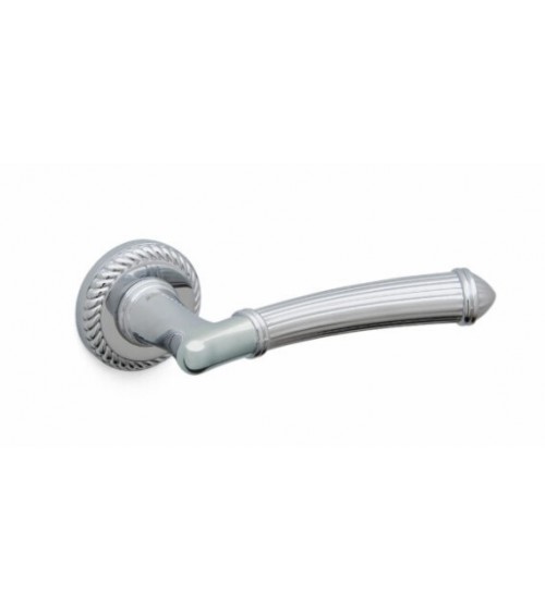 Poignée de porte chrome poli Mandelli Aurora poignée design