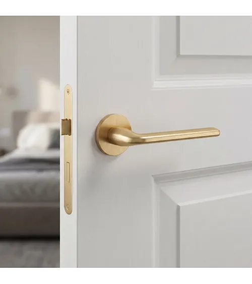 Poignée de porte or mat Scandi slim quincaillerie design