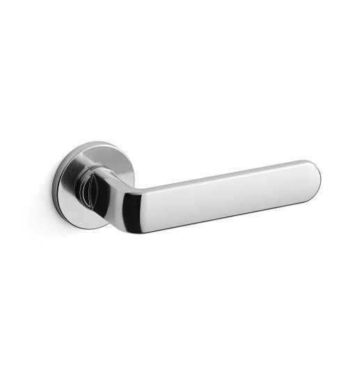 Poignée de porte chrome poli Mandelli PP33 poignée design