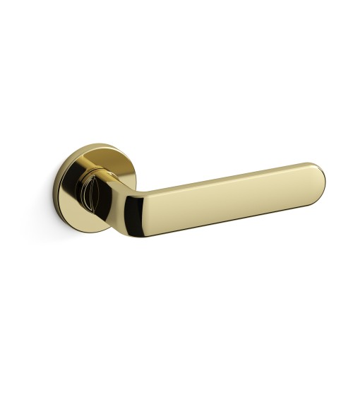 Poignée de porte or poli Mandelli PP33 poignée design