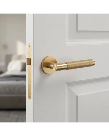 Poignée de Porte en Or Mate Subtile et Délicate - Modèle MOLINIA