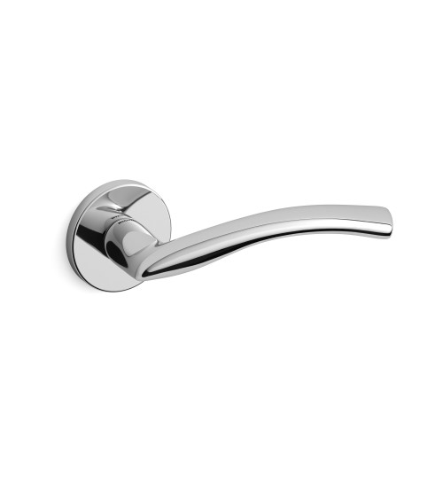 Poignée de porte chrome poli Mandelli Zoom poignée design