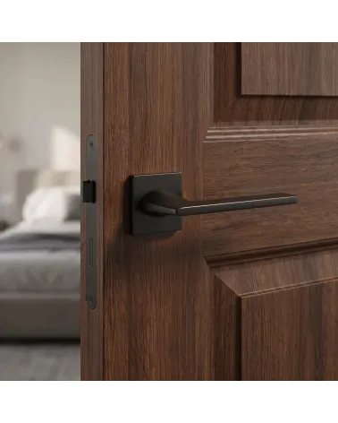 Poignées de porte noires Harmony