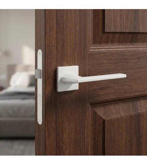 Poignée de porte blanche Harmony poignée design