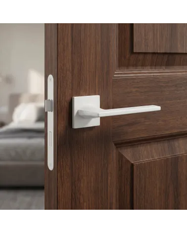 Poignées de porte blanches Harmony