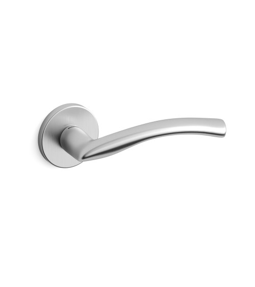 Poignée de porte chrome satiné Mandelli Zoom poignée design
