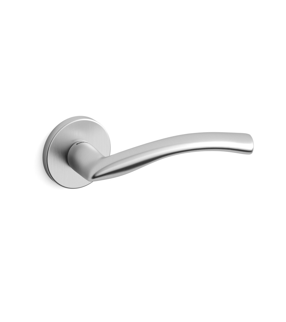 Poignée de porte chrome satiné Mandelli Zoom poignée design