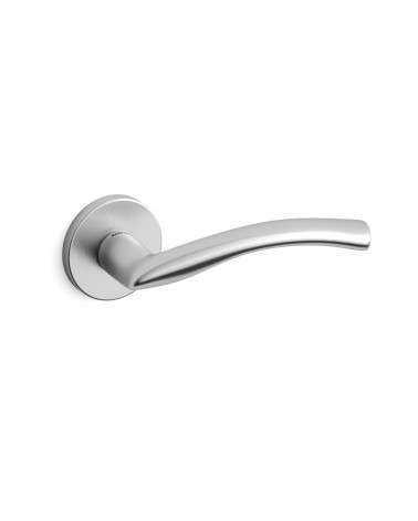 Poignée de porte chrome satiné Mandelli Zoom poignée design