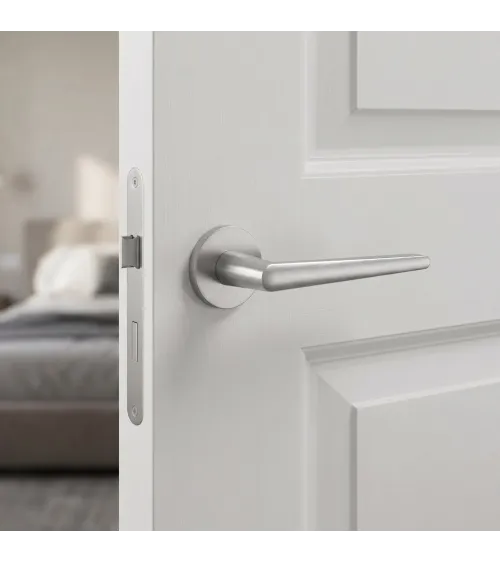 Poignée de porte chrome satiné Arrow poignée design
