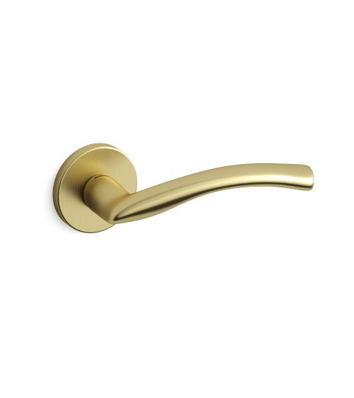 Poignée de porte or mat Mandelli Zoom poignée design