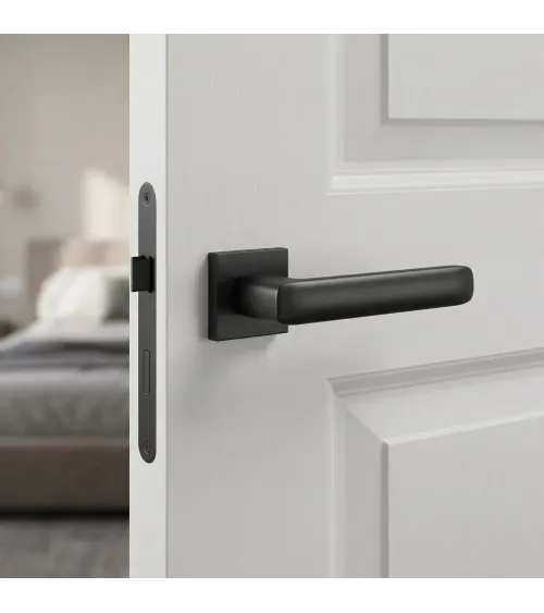 Poignée de porte noire STELLA poignée design