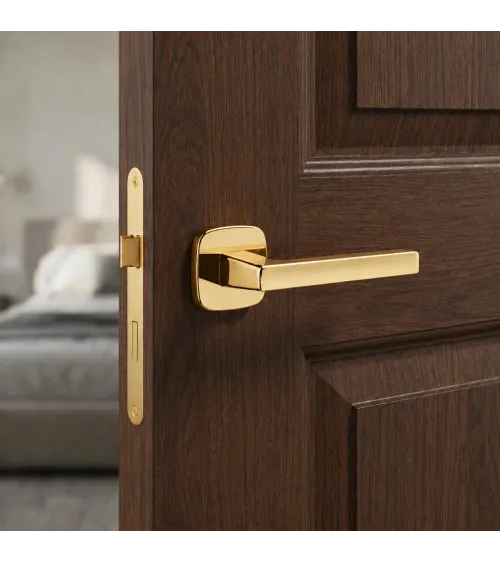 Poignée de porte or poli PEA poignée design