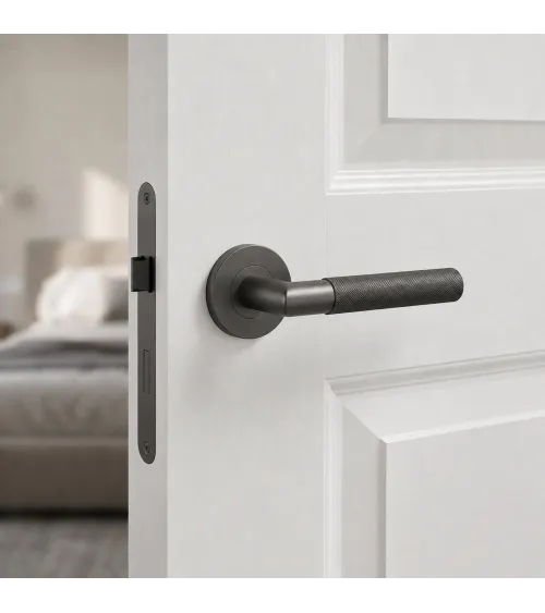 Poignée de porte anthracite OVAL 1742 poignée design