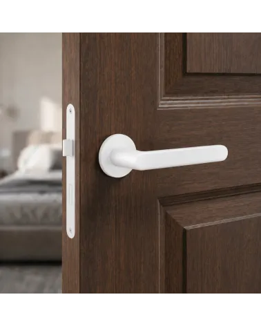 Poignées de porte blanches Nesh