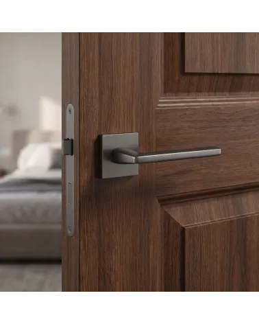 Poignée de porte anthracite EURA