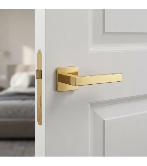 Poignée de porte or poli KVADRAT 1760 poignée design
