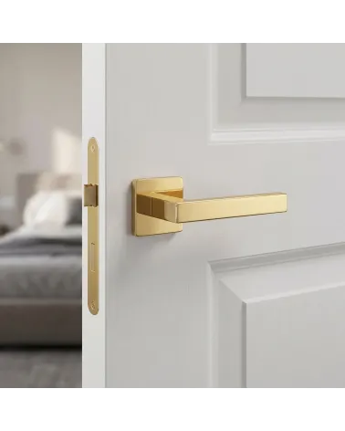 Poignées de porte or poli KVADRAT 1760
