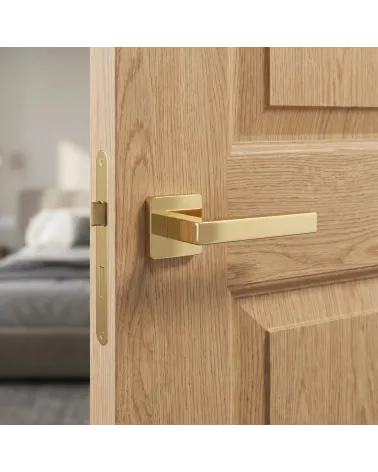 Poignées de porte or poli KVADRAT 1760