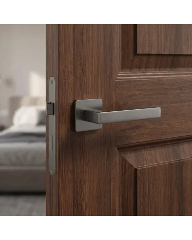 Poignées de porte canon de fusil / anthracite KVADRAT 1760