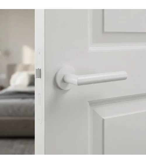 Poignée de porte blanche OVAL 1750 poignée design
