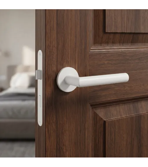 Poignée de porte blanche OVAL 1750 poignée design