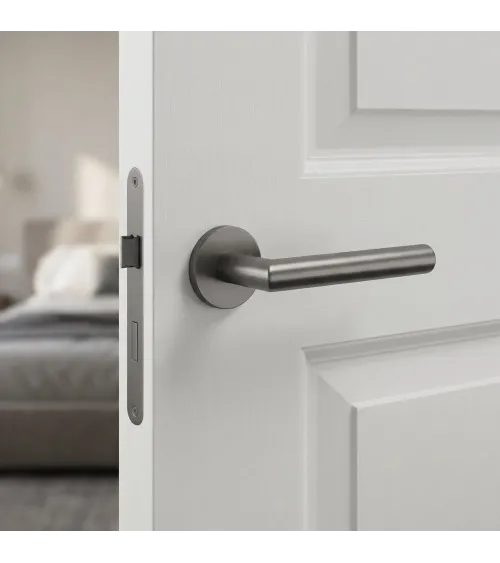 Poignée de porte anthracite OVAL 1750 poignée design