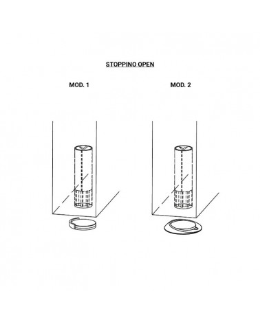 Butée de porte magnétique Verum Stoppino Open - innovation 2023 - très discret -  poignée design