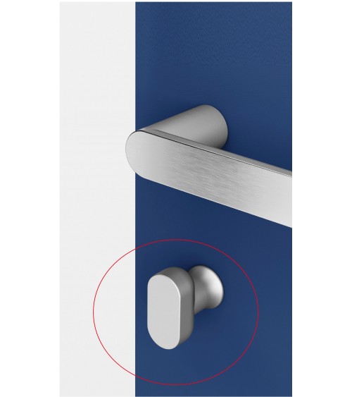 Rosace de porte VERUM pour WC (modèle Pure/Wind) -  poignée design