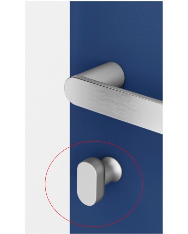 Rosace de porte VERUM pour WC (modèle Pure/Wind) -  poignée design