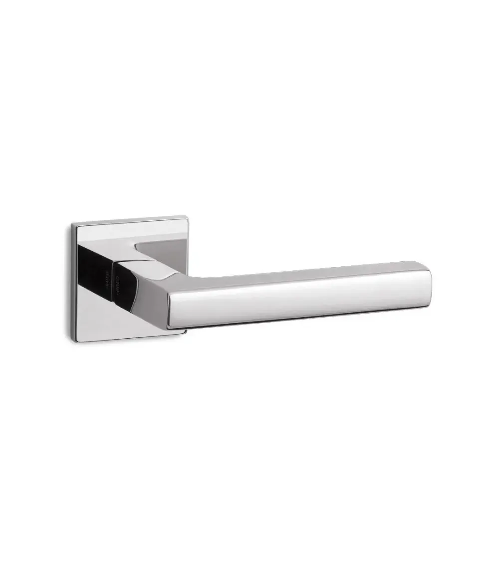 Poignée de porte UNIT SQ R6 sur rosace carrée Ento