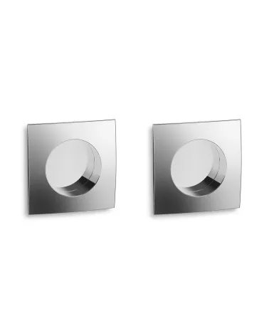 Poignées pour porte coulissante Patch chrome poli