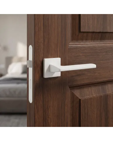 Poignée de Porte Blanche Polyvalente et Apaisante - Modèle YUKA