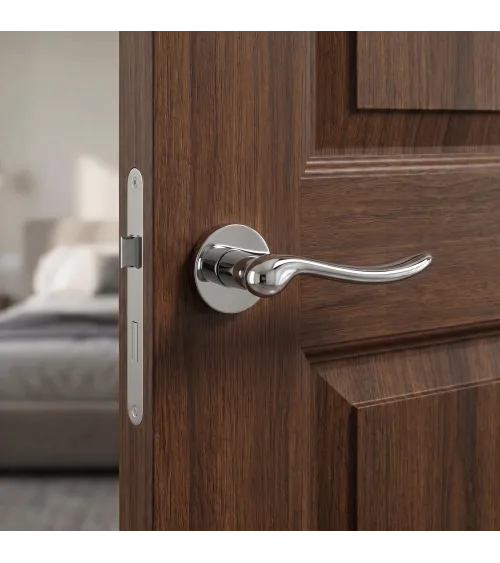 Poignée de porte chrome poli NERINA poignée design