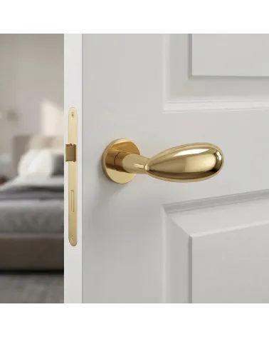 Poignées de porte chrome poli Mandelli Led