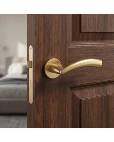 Poignées de porte or mat Mandelli Nadir