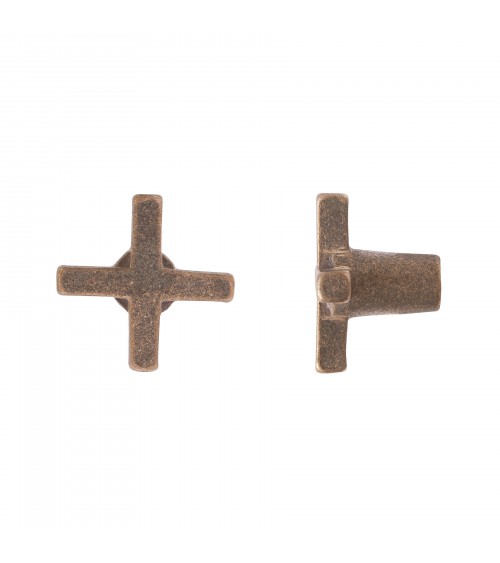 Bouton de Meuble en bronze sobre et intemporel PCRO -  poignée design