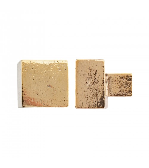 Bouton de Meuble en bronze sobre et chaleureux PQ -  poignée design