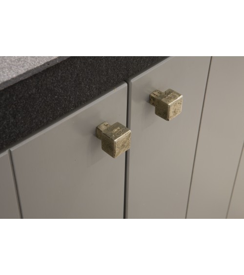 Bouton de Meuble en bronze sobre et chaleureux PQ -  poignée design