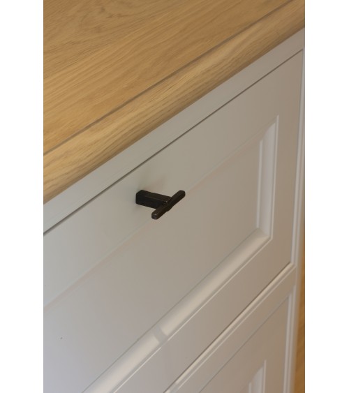 Bouton de meuble géométrique en bronze PTT -  poignée design