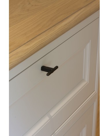 Bouton de meuble géométrique en bronze PTT -  poignée design